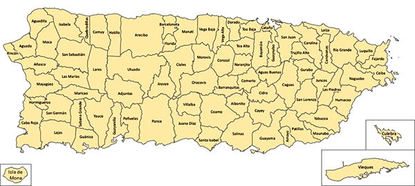 Mapa de Puerto Rico